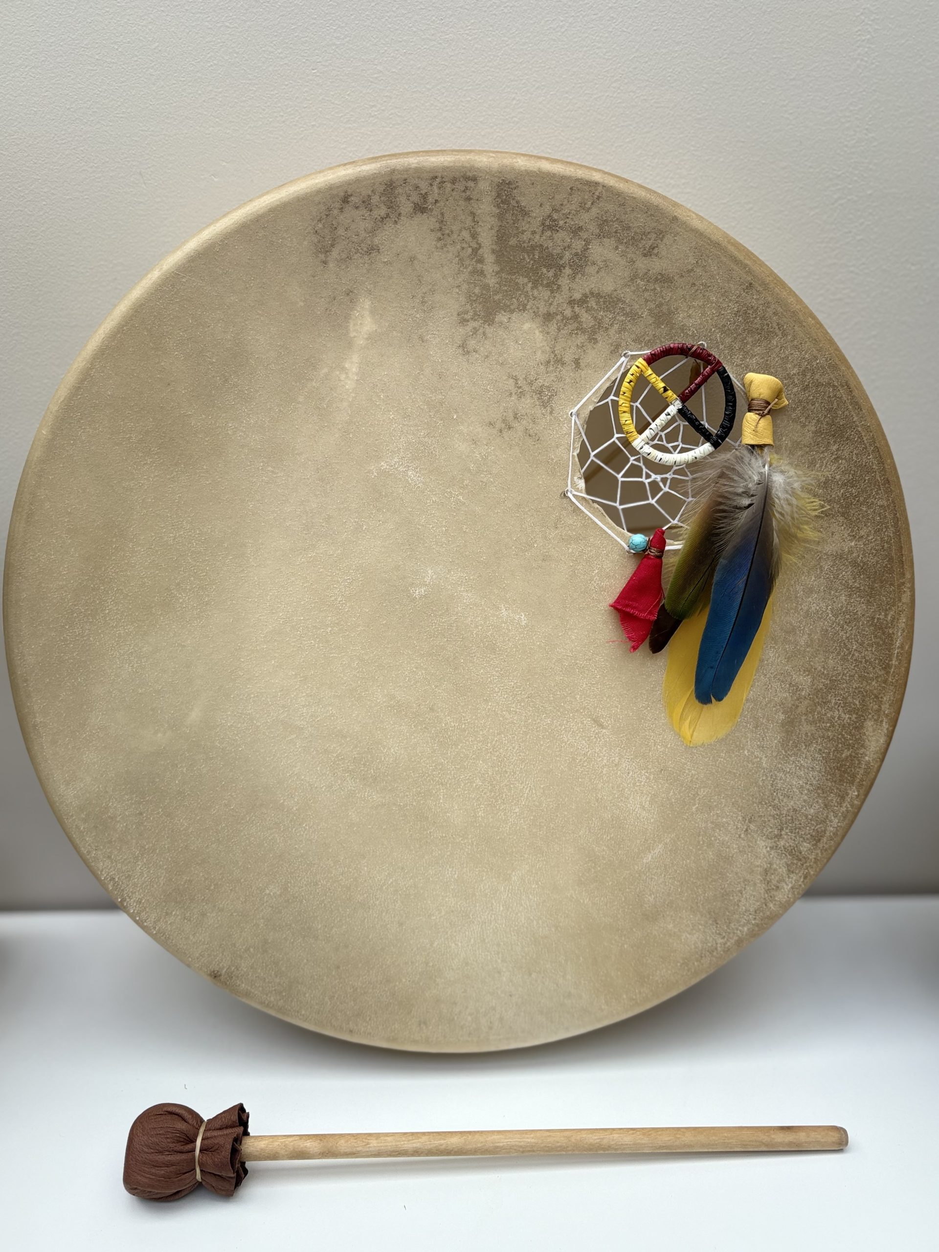 Dream Catcher Handmade Drum - Image 2